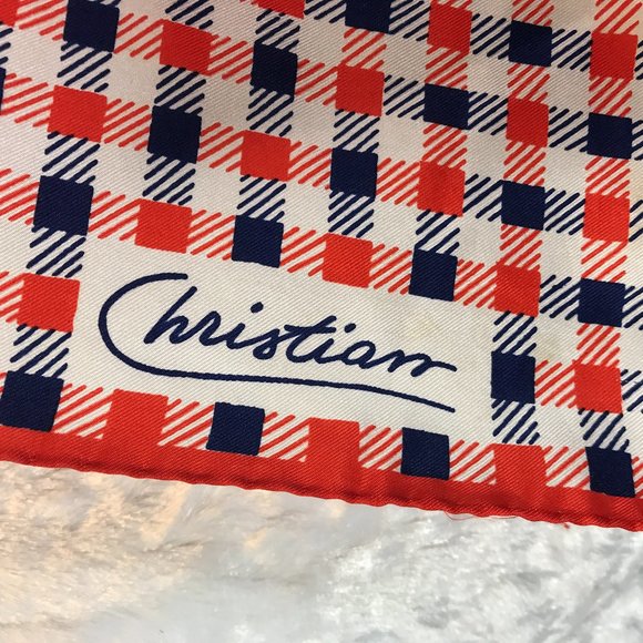 Vintage Christian Square Handbag Head Scarf - Picture 2 of 7
